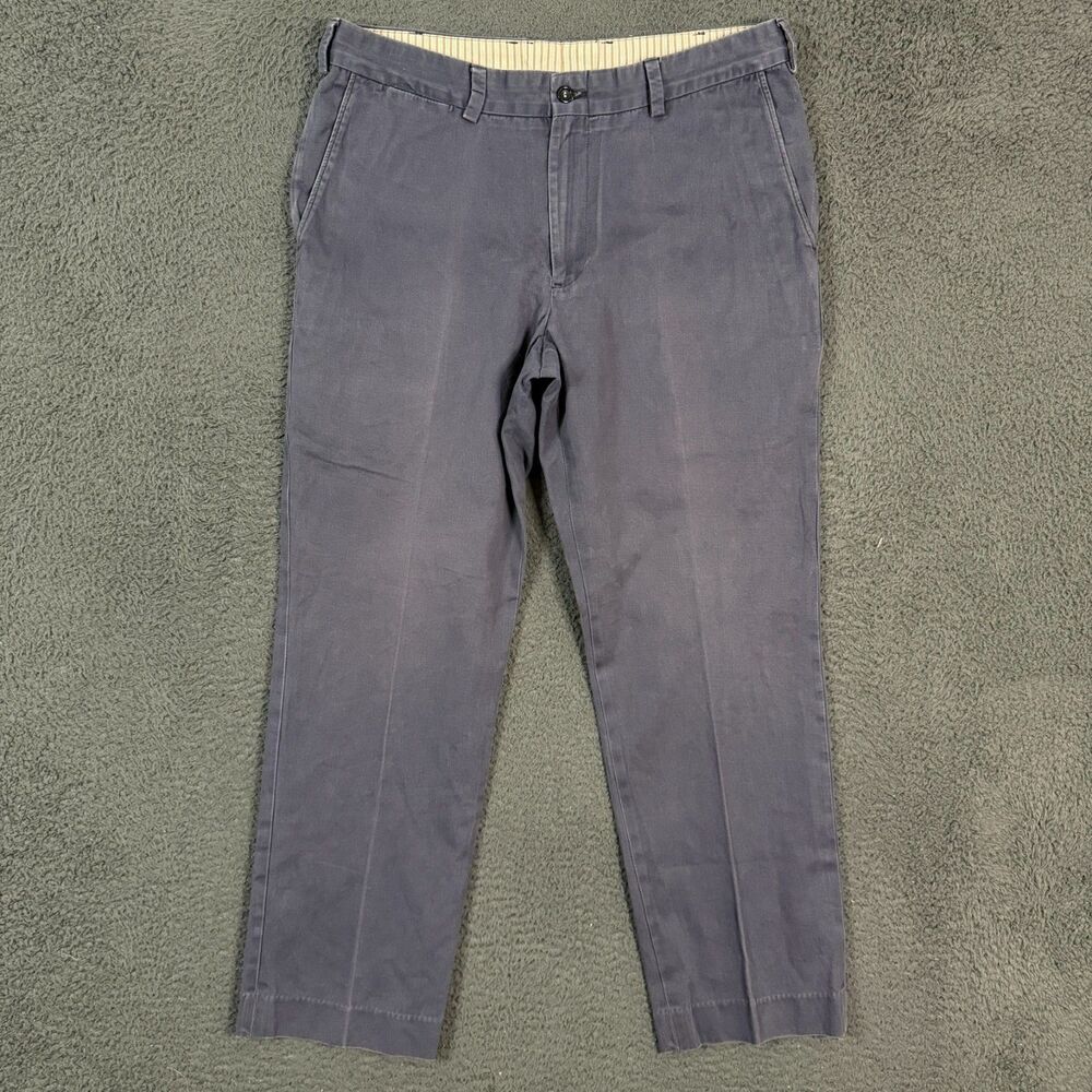 Bills Khakis Pants Mens 35x29 Blue M3 Slim Fit Chino Preppy Casual Made in USA